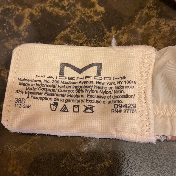 Maidenform Body leopard underwire padded bra size 38D - Picture 7 of 8